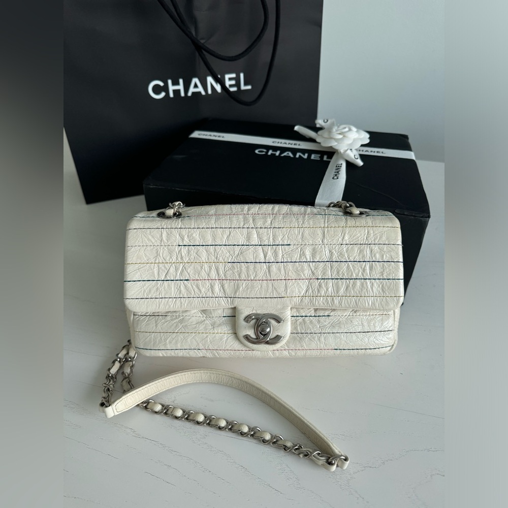Chanel white bag